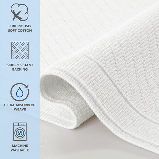 Arkwright gros plan du tissage en coton illustrant texture absorbante