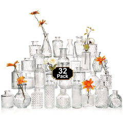 Arme vue avant de l'emballage lot de 32 vases, organise et protège