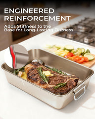 Armorbear grille plate avec légumes, optimise drainage et cuisson