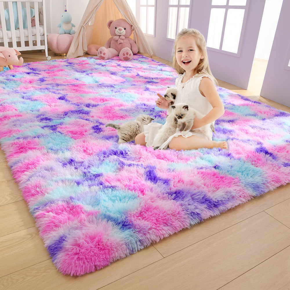AROGAN tapis face avant arc‑en‑ciel, apporte couleur et confort