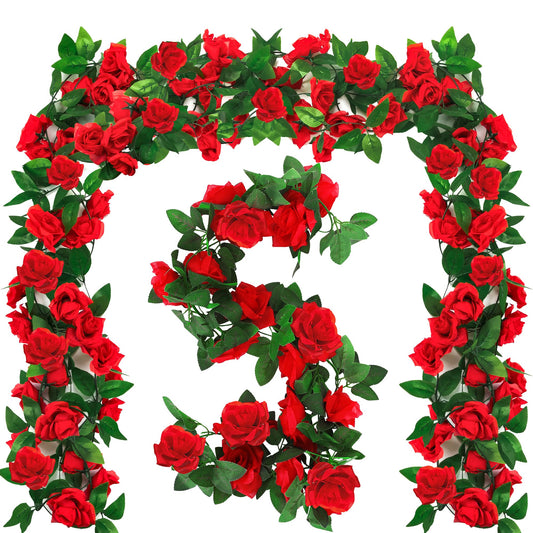 Arrowom guirlande de roses vue de face apportant une décoration Derby élégante