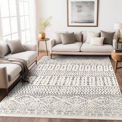 Art&Tuft tapis face ivoire montrant esthétique et polyvalence