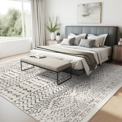 Art&Tuft tapis posé dans salon apportant chaleur et style