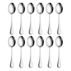 Artaste Rain cuillères face ensemble montrant finition miroir et élégance