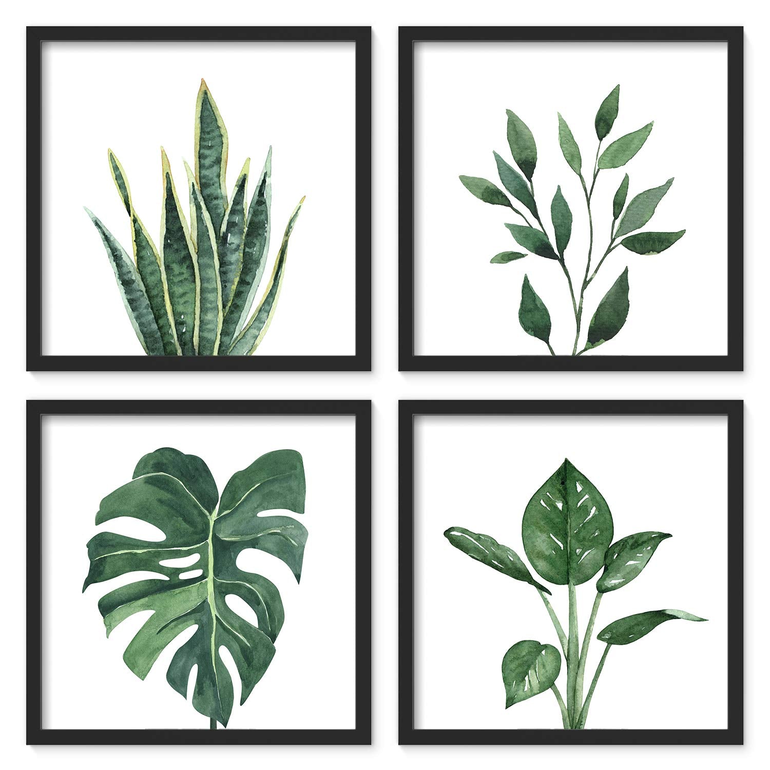 ArtbyHannah cadre devant botanique vert sauge apportant sérénité