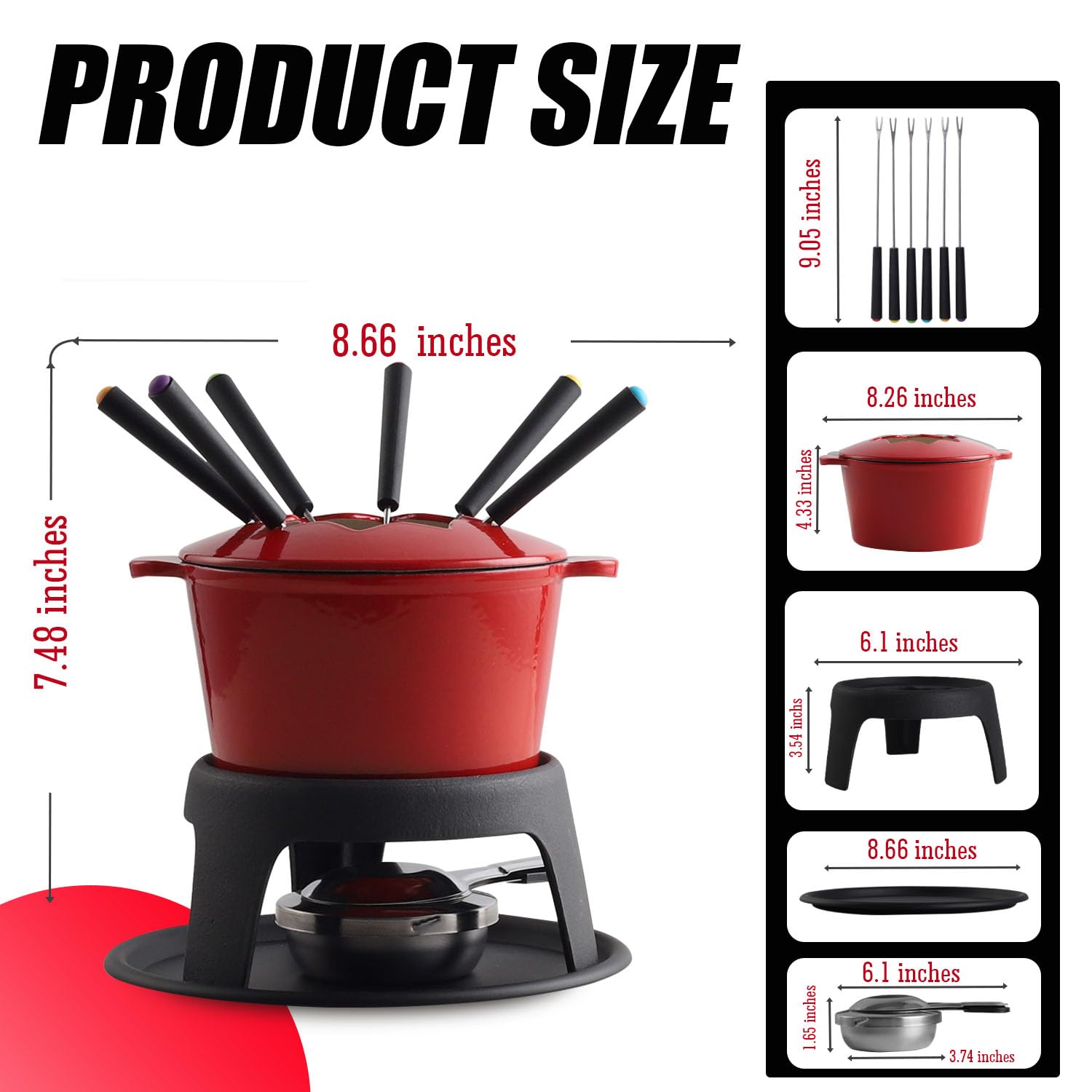 Artestia comparaison taille main, capacité 1200 ml adaptée et compacte