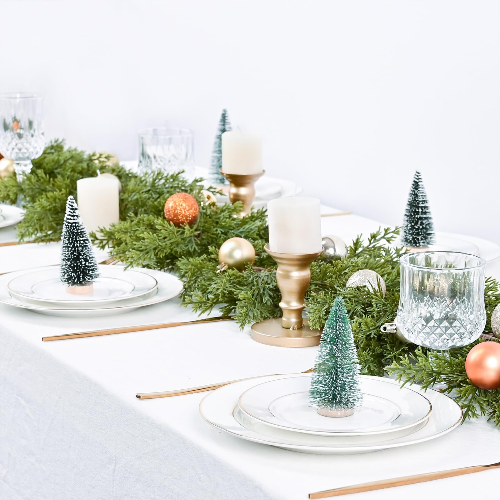Artiflr guirlande décorée de lumières, illumine et valorise un porche ou table