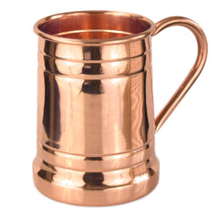 Artisan's Anvil chope face montrant finition cuivre brillant et design robuste