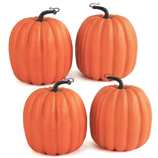 Artmag pack avant montrant les 4 citrouilles orange pour décoration rapide