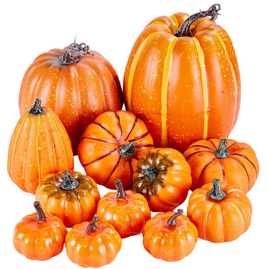 Artmag pack de 12 citrouilles artificielles présenté pour un choix pratique