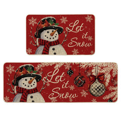 Artoid Mode tapis face avant snowman apportant ambiance hivernale et confort