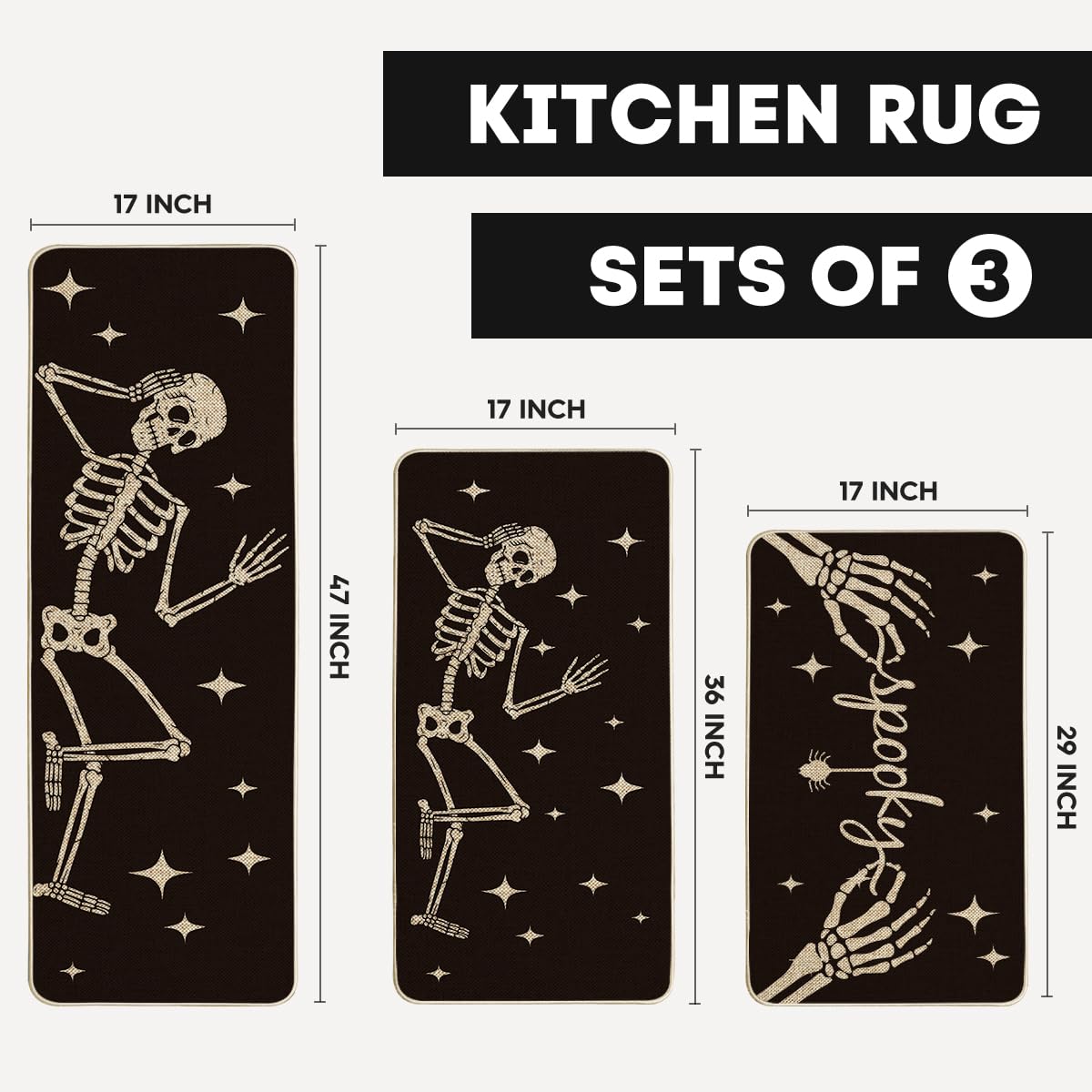 Entrée décorée avec tapis Artoid Mode Halloween créant ambiance accueillante
