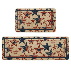 Artoid Mode tapis avant emballage montrant motif patriotique et bord propre