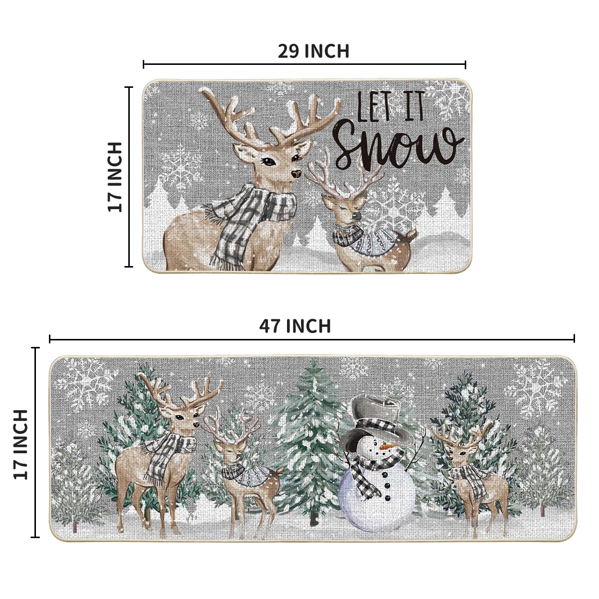 Artoid Mode tapis intégré à une cuisine décorée, aspect festif et pratique