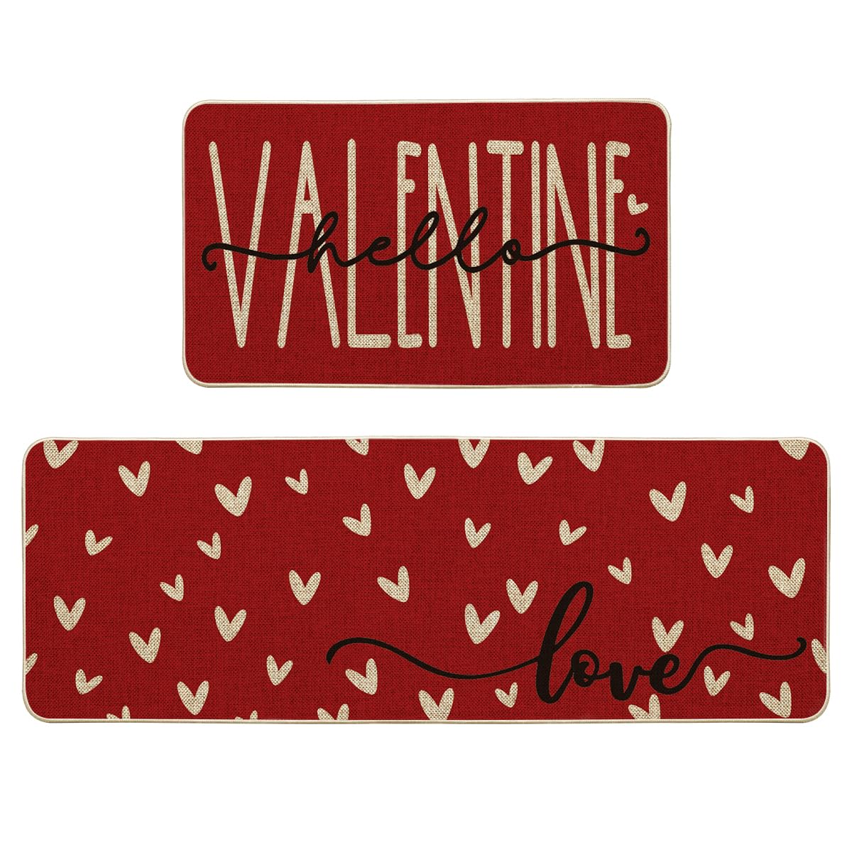 Artoid Mode tapis devant évier coeur rouge apportant confort et style