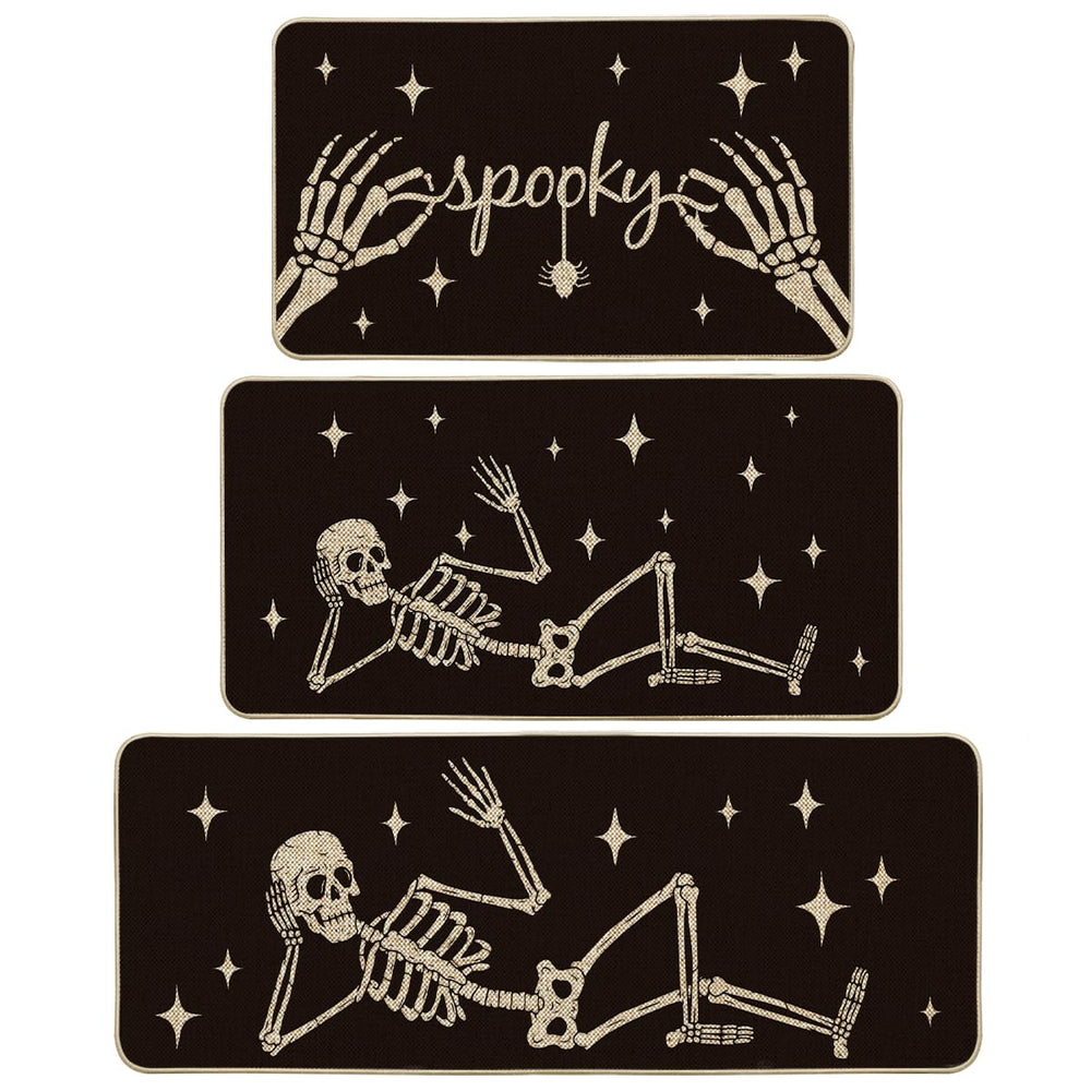 Artoid Mode ensemble de trois tapis devant pour une décoration Halloween sûre