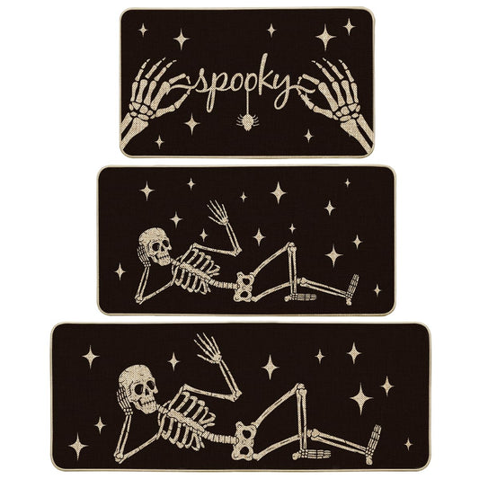 Artoid Mode ensemble de trois tapis devant pour une décoration Halloween sûre