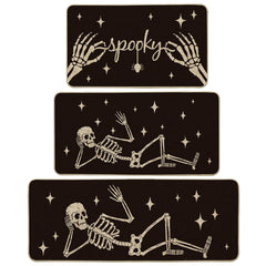Artoid Mode ensemble de trois tapis devant pour une décoration Halloween sûre