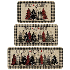 Artoid Mode face avant motif buffalo plaid festif protège sol