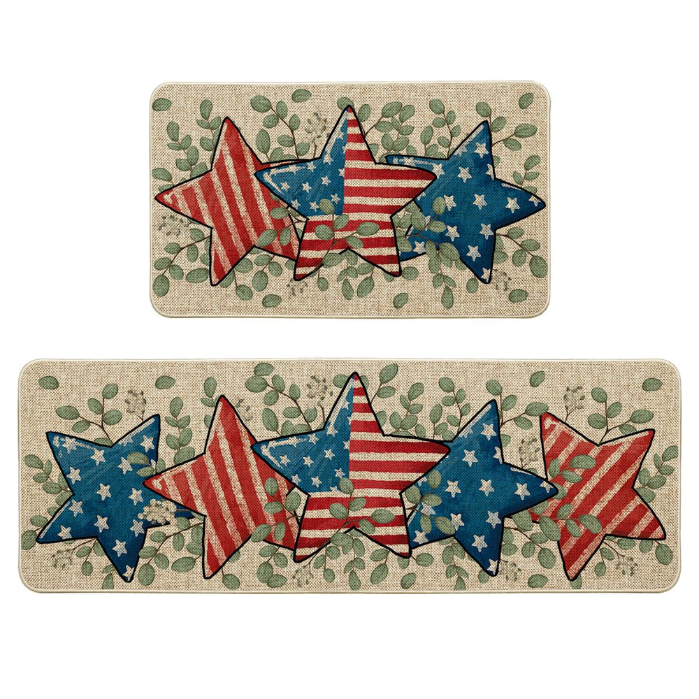 Artoid Mode vue avant du tapis patriotique pour une entrée accueillante