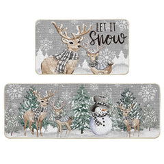 Artoid Mode vue d'ensemble du lot de 2 tapis Noël, ajoute style et protection