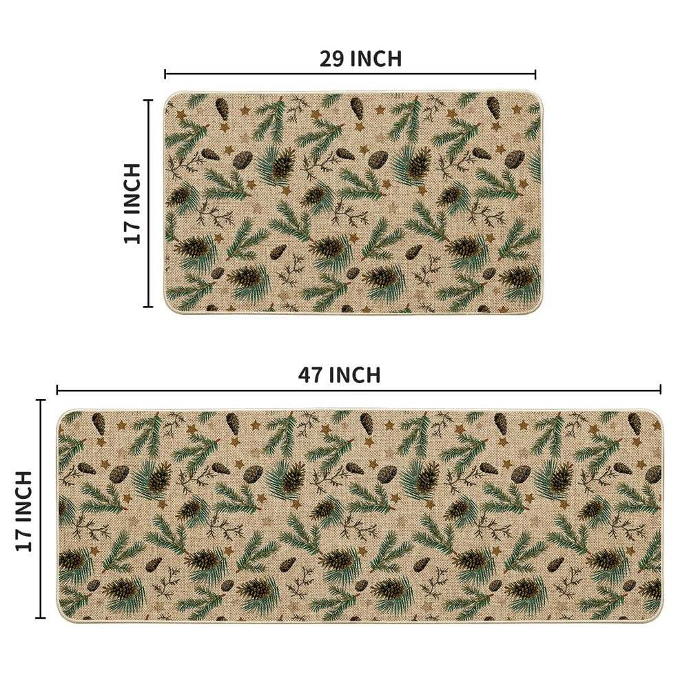 Artoid Mode tapis dans cuisine décorée, ajoute ambiance chaleureuse de fête