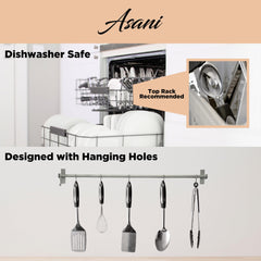 Asani ustensile en utilisation sauté montrant performance et protection antiadhésive