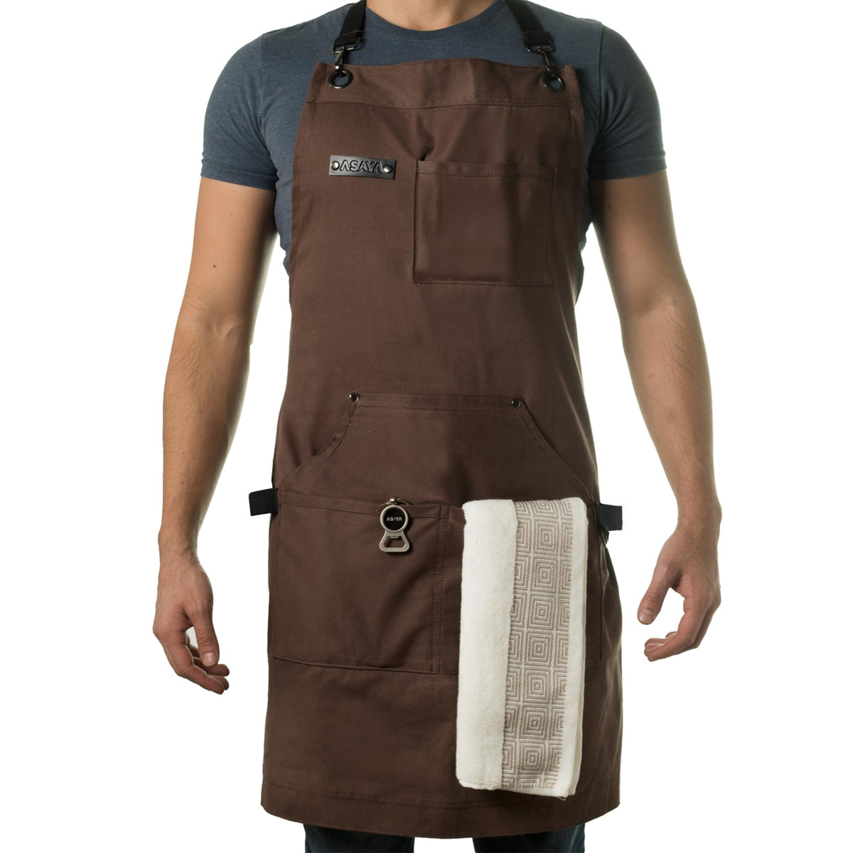 Asaya tablier face complète montrant coupe et protection pratiques