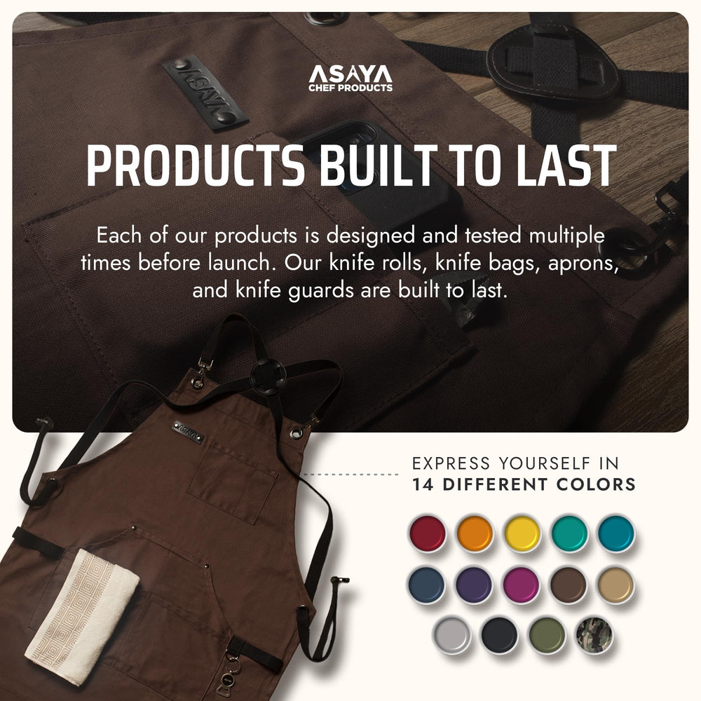 Asaya tablier en situation barbecue illustrant protection active