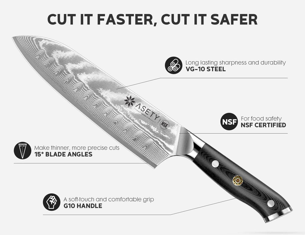 ASETY couteau utility comparaison de taille pour tâches précises