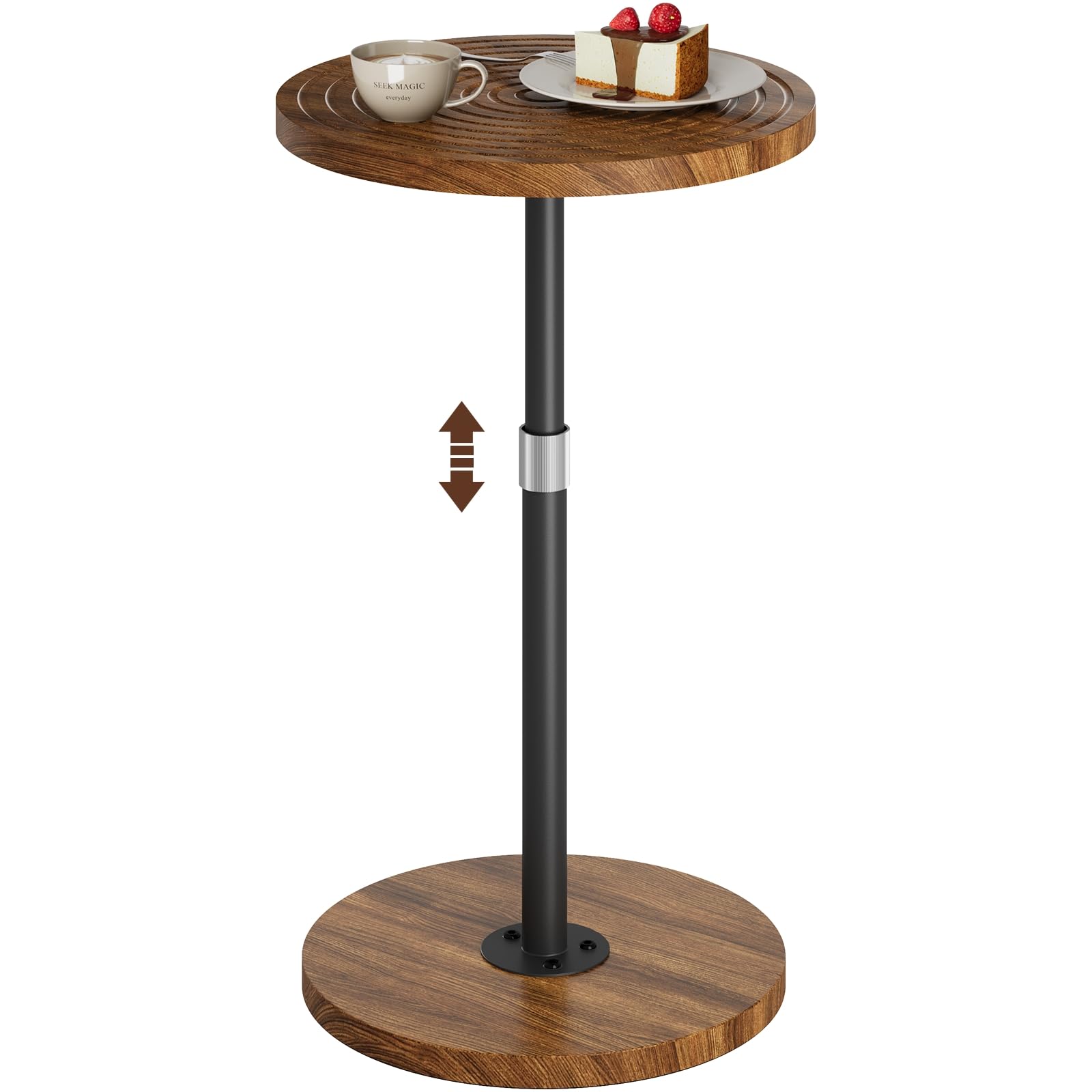 Asgolion vue avant de la petite table d'appoint, design moderne et gain de place