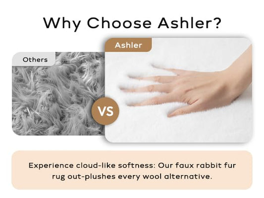 Ashler Home Deco gros plan sur le poil, douceur soyeuse au toucher