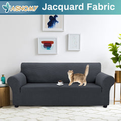 Asnomy gros plan tissu jacquard révélant durabilité et texture