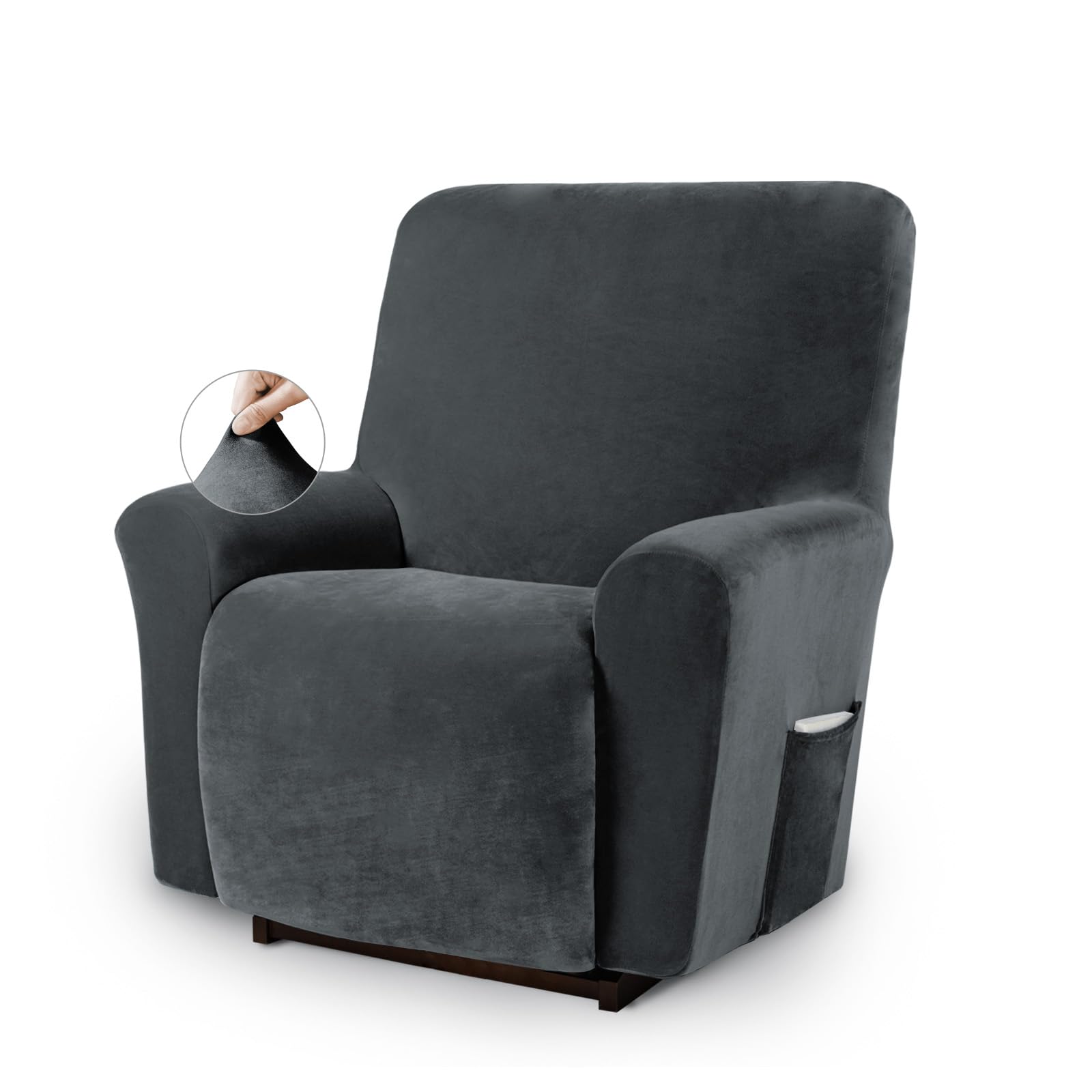 Asnomy housse fauteuil relax vue de face pour protection et style