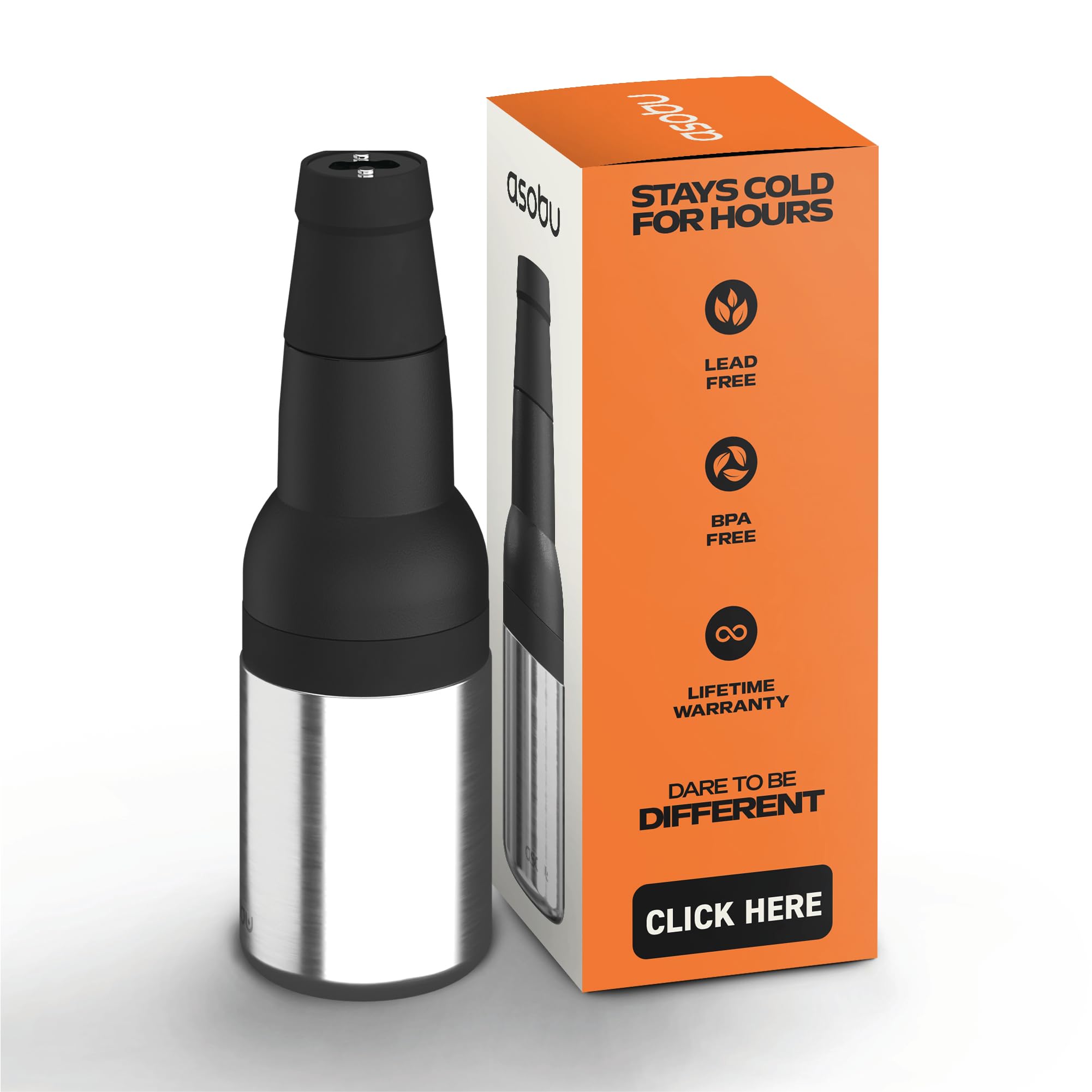 asobu frosty face avant montrant design et maintien froid