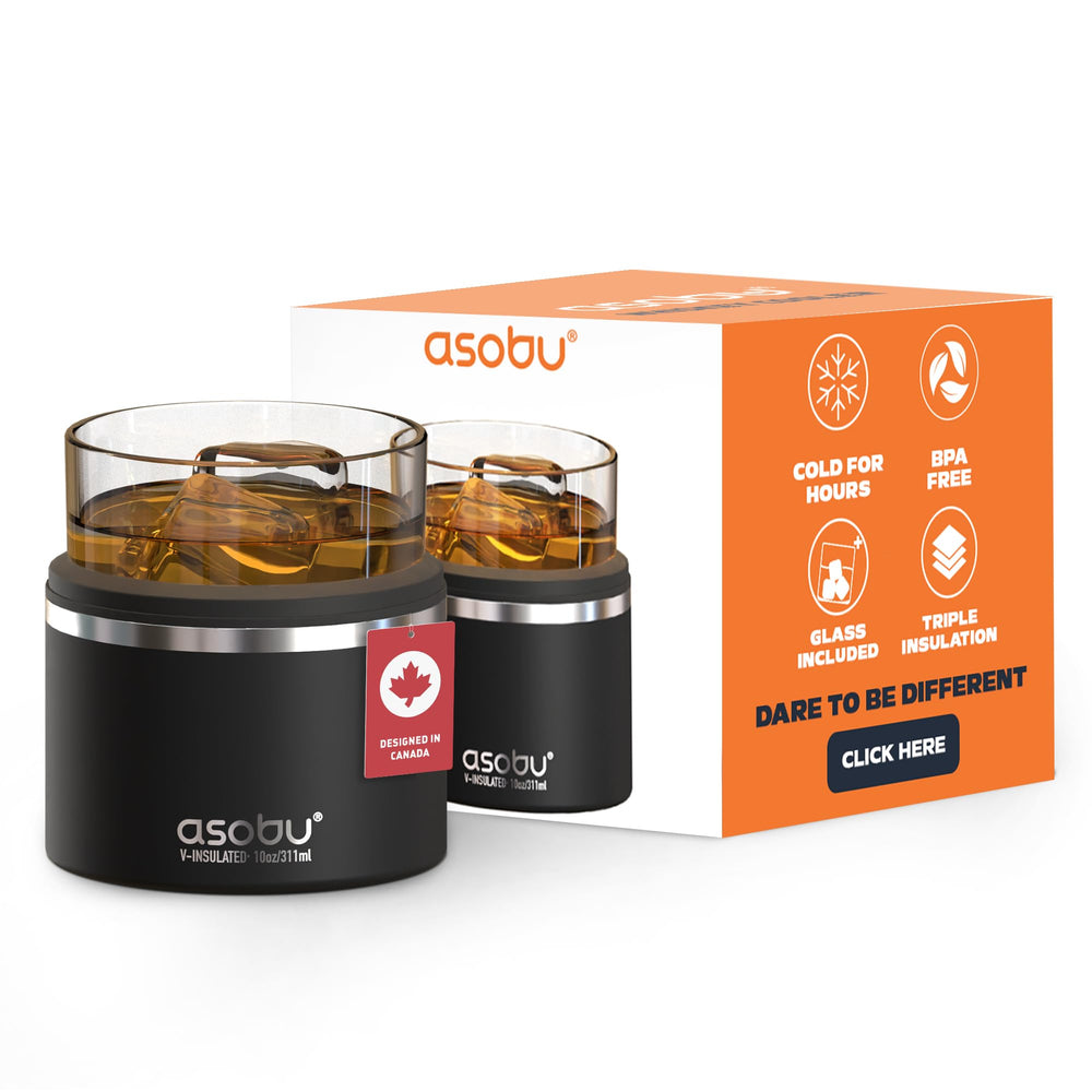 asobu verre face packaging montrant design élégant et protection pratique