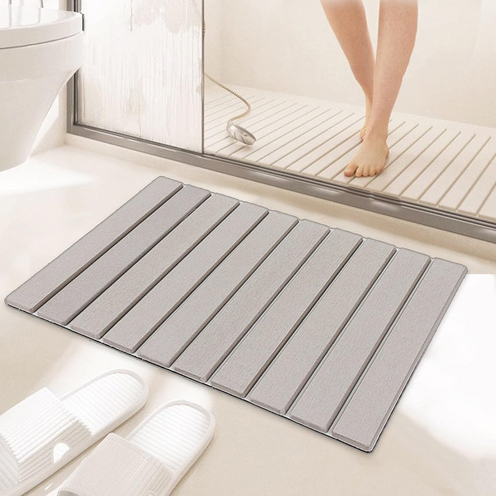 Asou tapis de bain face avant montrant style moderne et protection anti-humidité