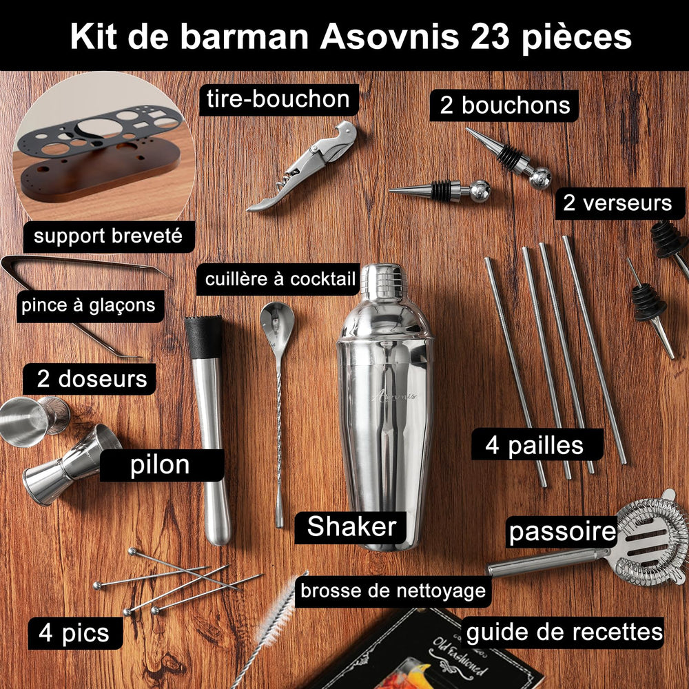 ASOVNIS gros plan acier 304 brossé montrant durabilité