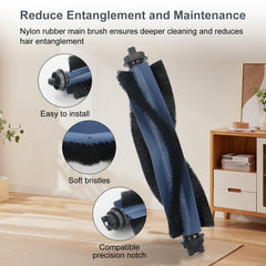 Asrhine brosse latérale en nylon illustrant nettoyage des coins efficace