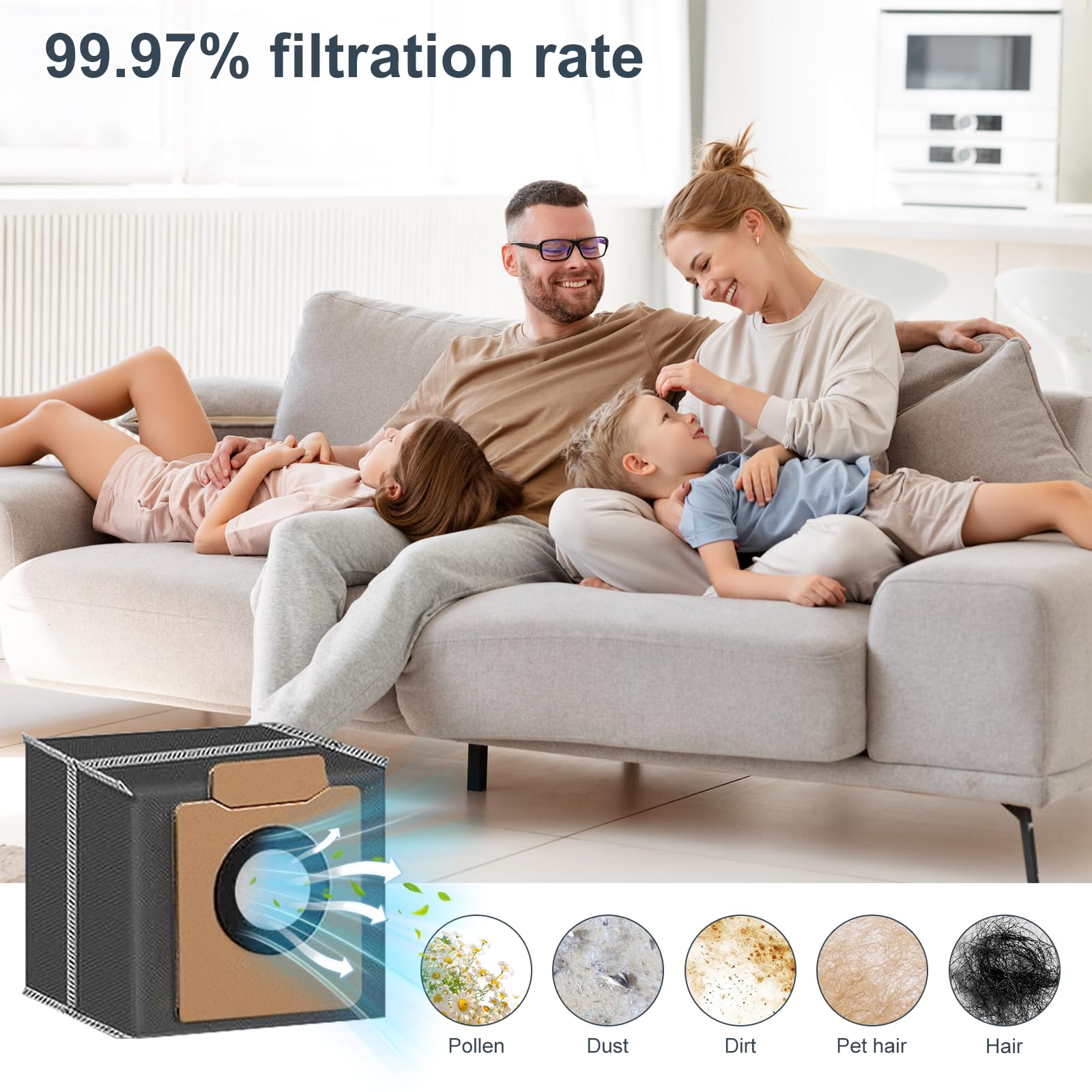 Asrhine serpillières microfibre triple couche zoom pour absorption optimale et essuyage