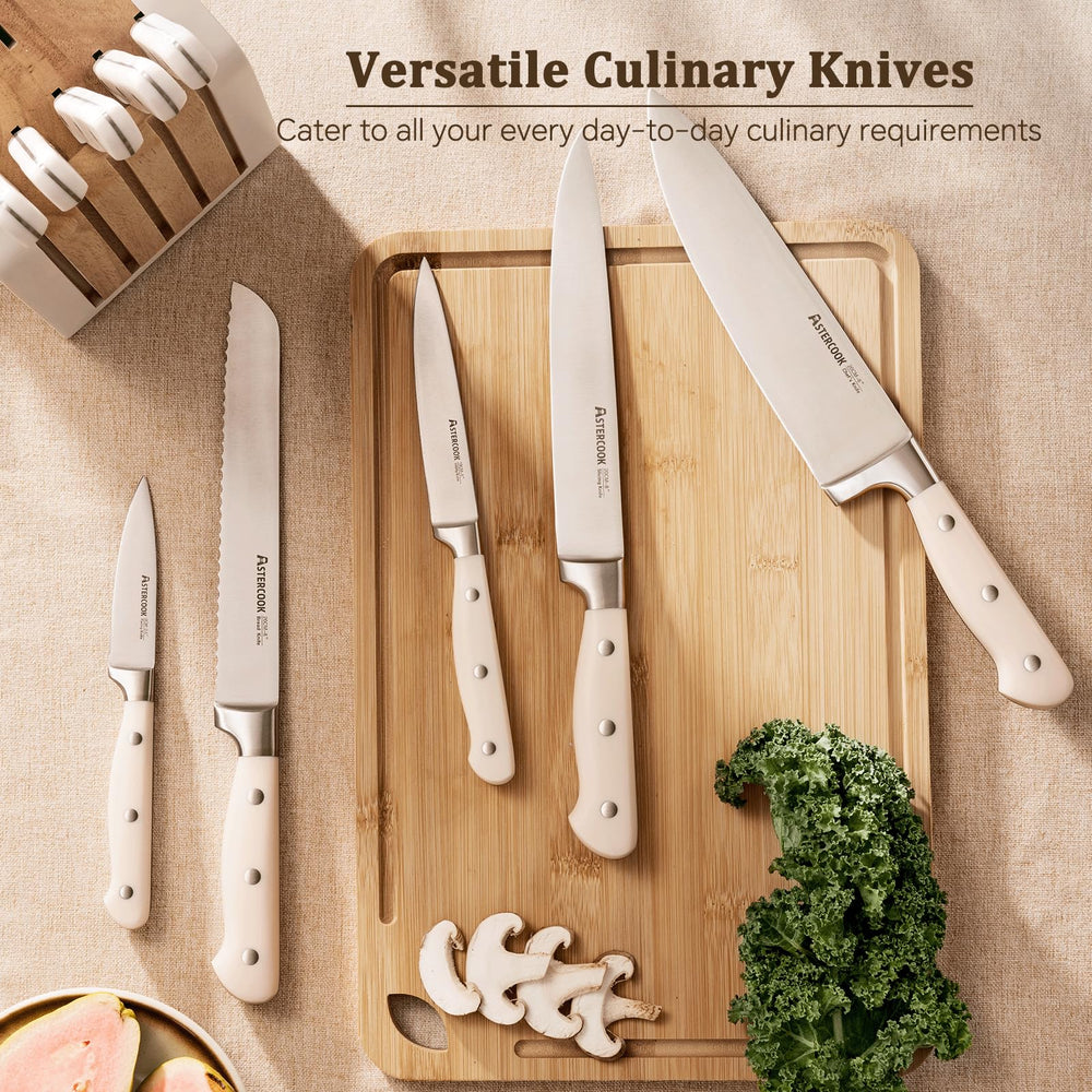 Astercook bloc en bois posé sur plan de travail apportant style cuisine