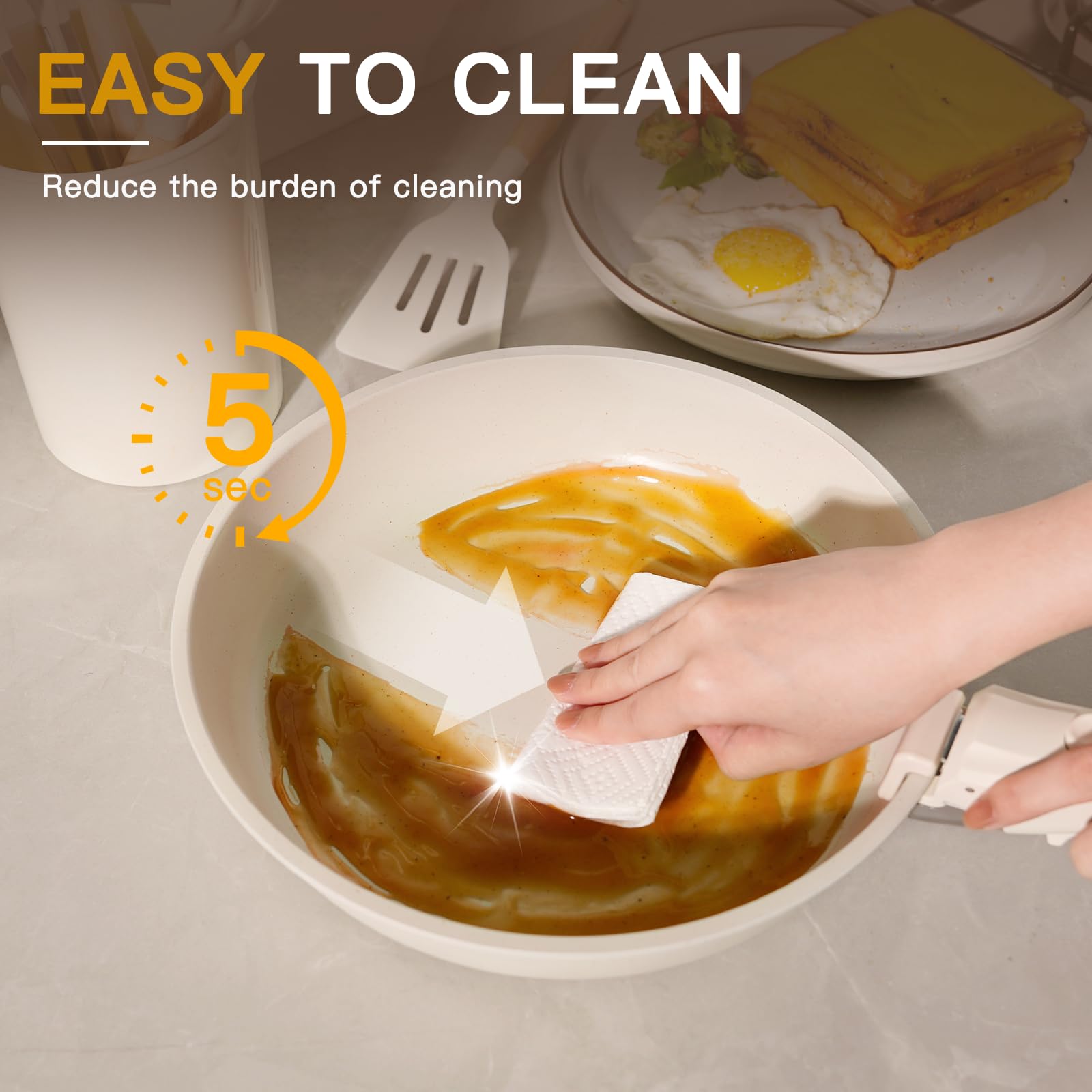 Astercook casseroles empilées rangement compact pour petites cuisines