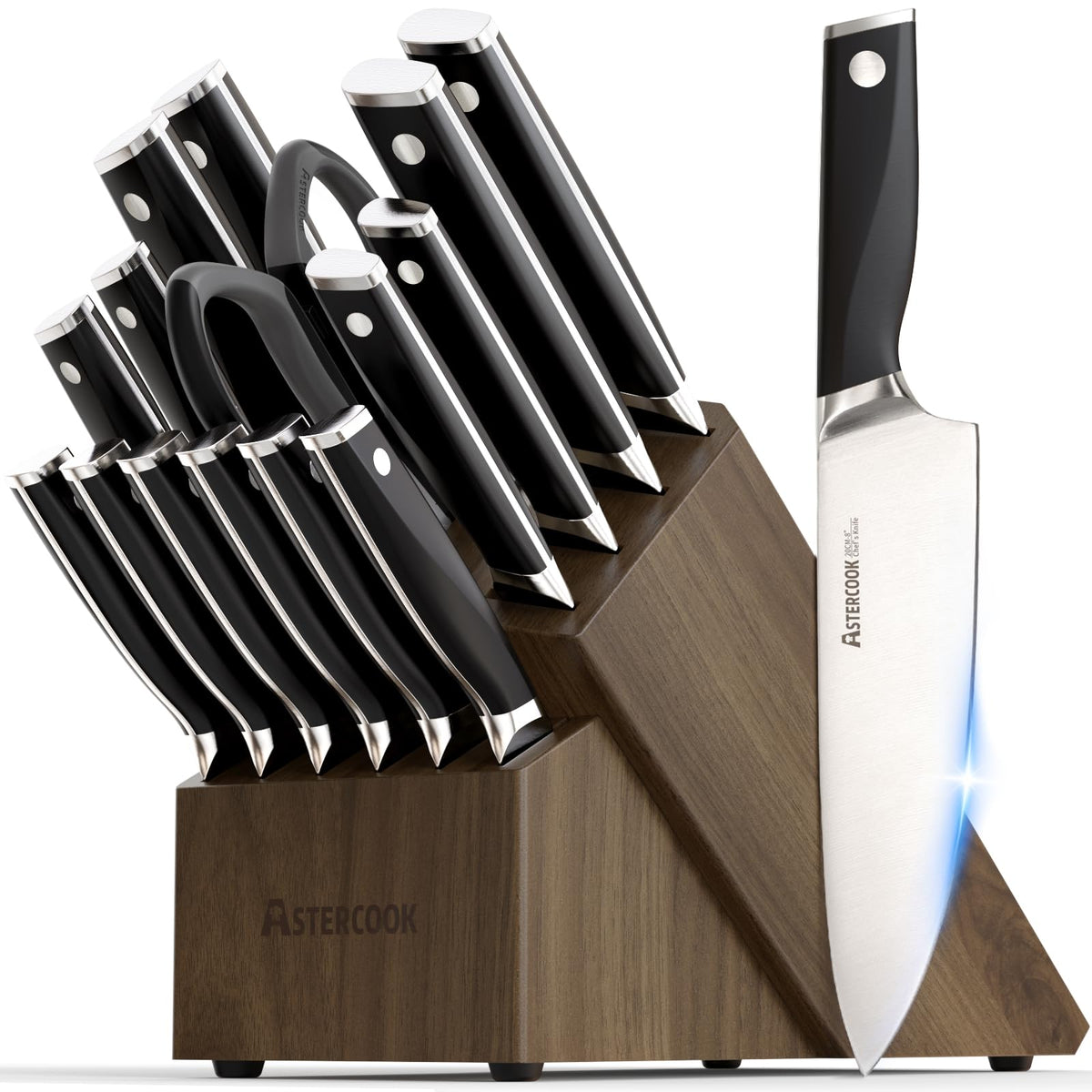Astercook coffret devant montrant toutes les pièces et un aspect professionnel