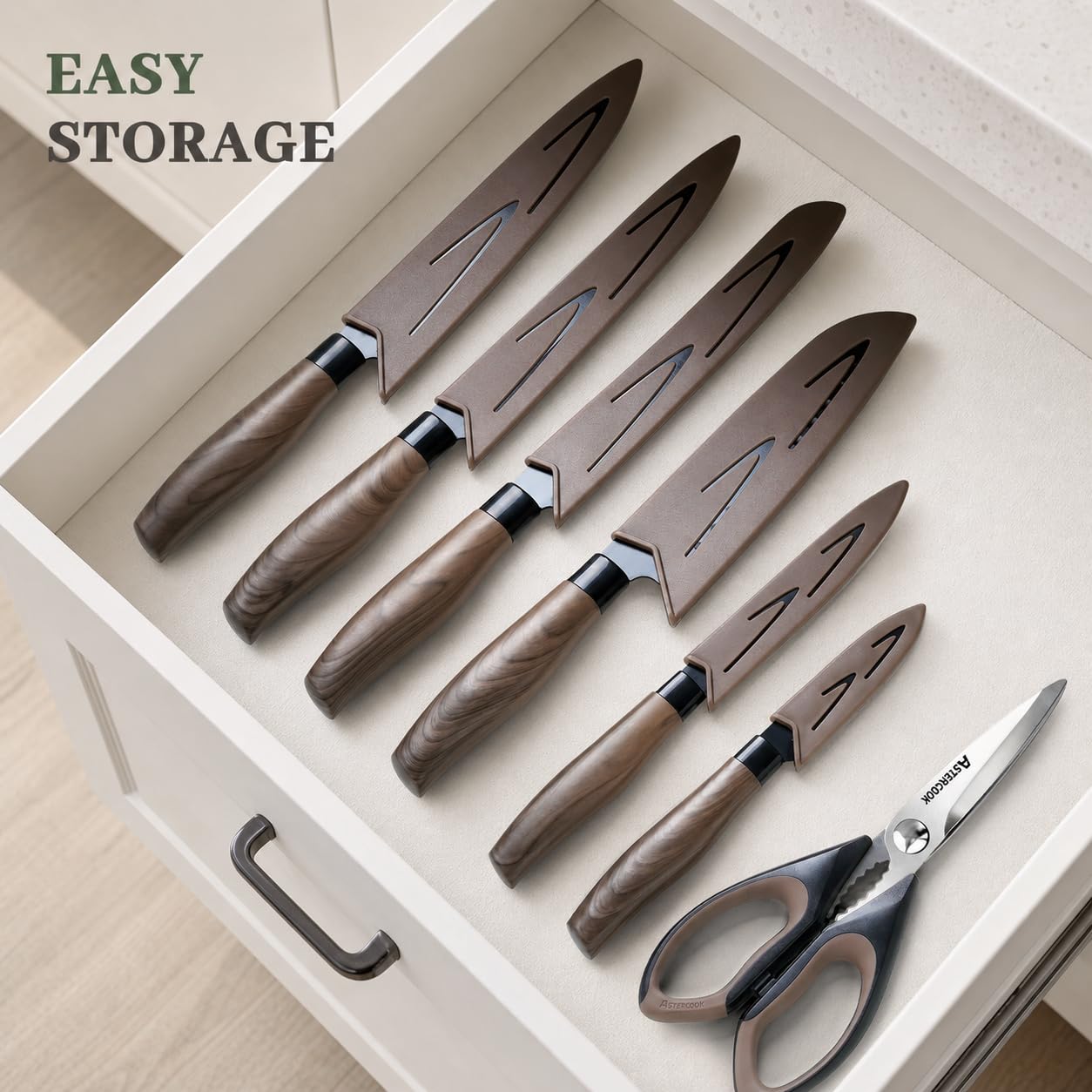Astercook coffret emballé comme cadeau, esthétique élégante et moderne