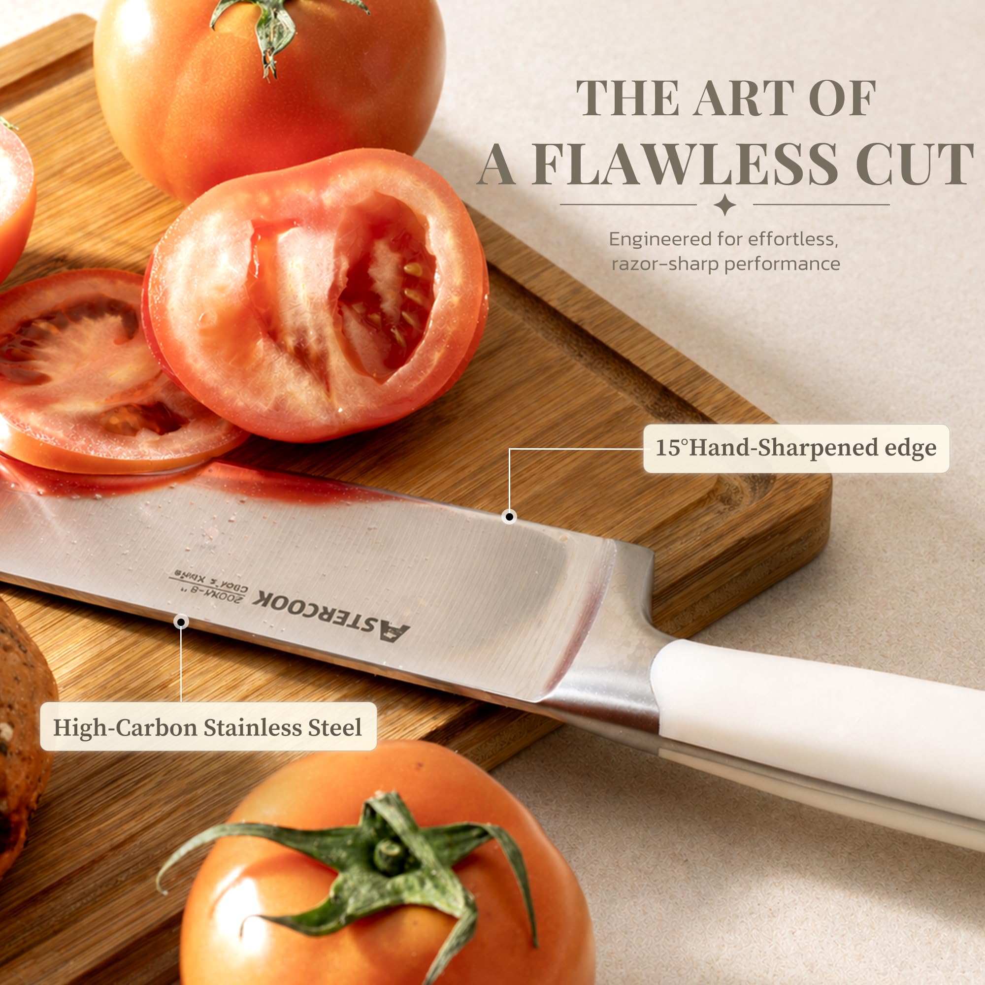 Astercook ensemble posé sur plan de travail, organisation pratique pour cuisine