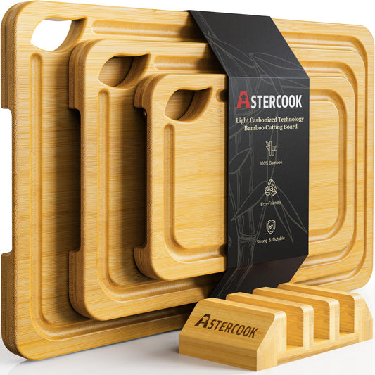 Astercook vue d’ensemble de l’ensemble planches et support, gain de place