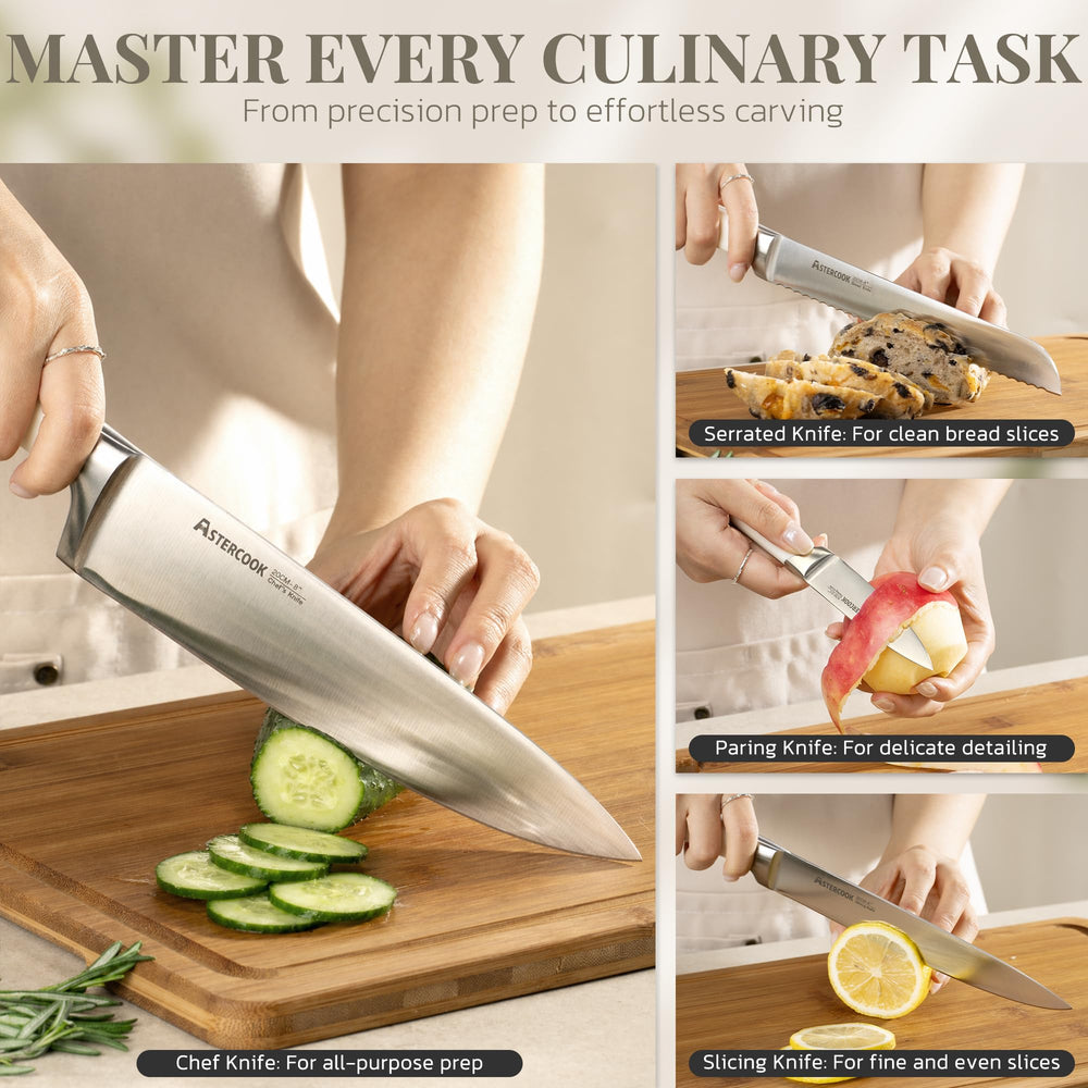 Astercook finition crème et texture du bloc, touche rétro élégante