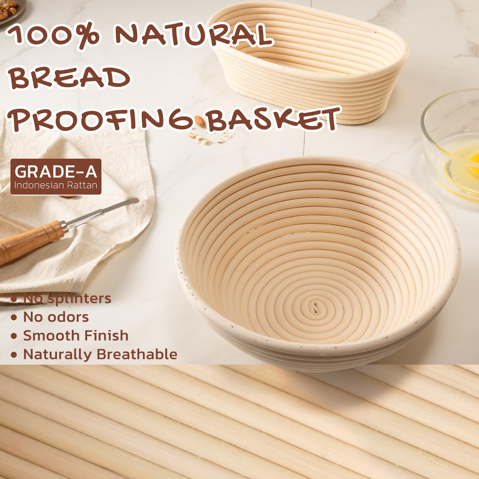 Astercook grille de refroidissement et sacs kraft pour conservation et partage