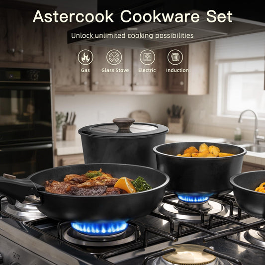 Astercook gros plan revêtement céramique facilitant le nettoyage