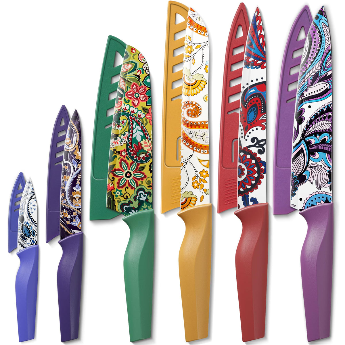 Astercook coffret avant montrant 12 pièces et esthétique paisley
